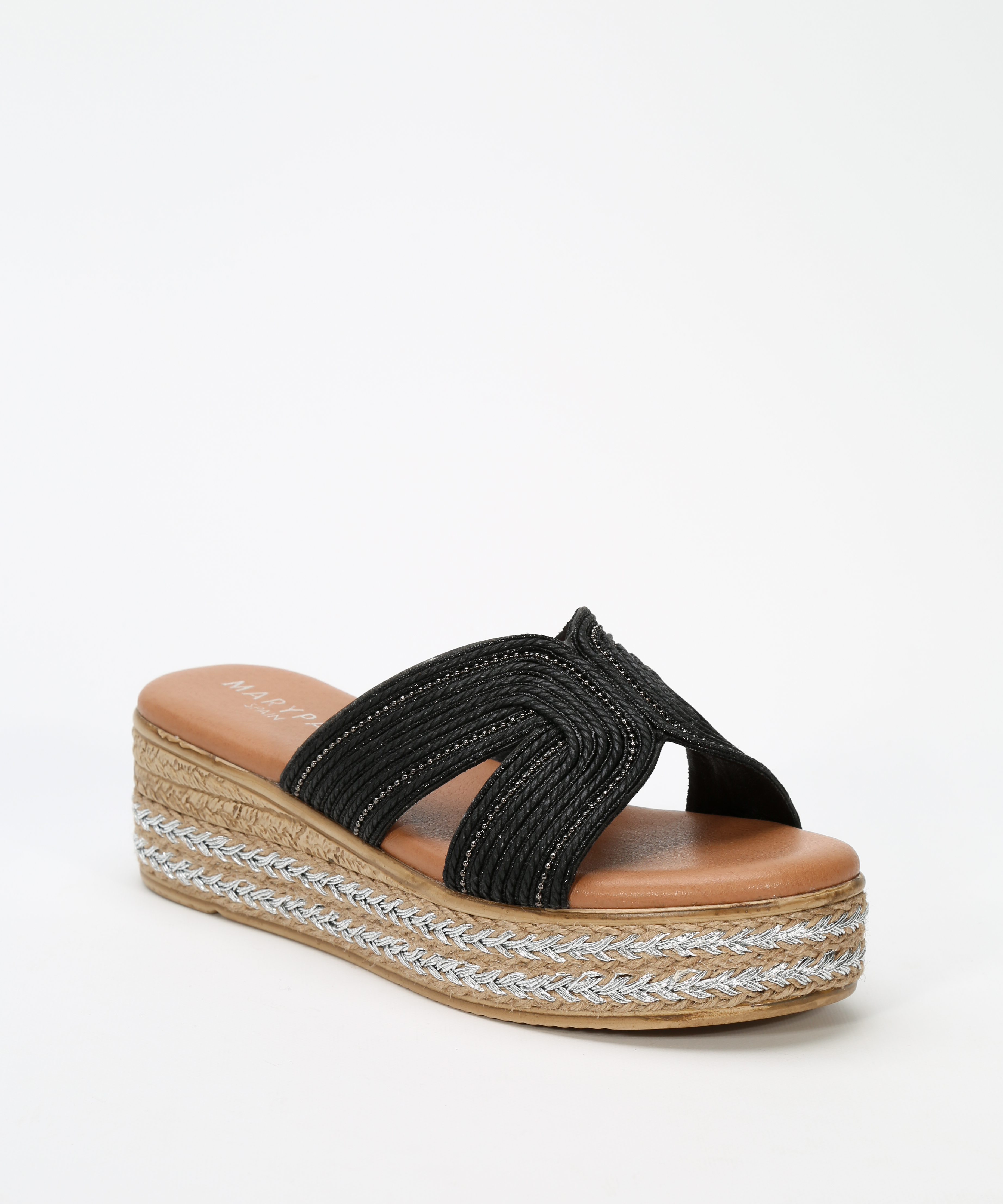 Sandalias plataforma bordada image number null